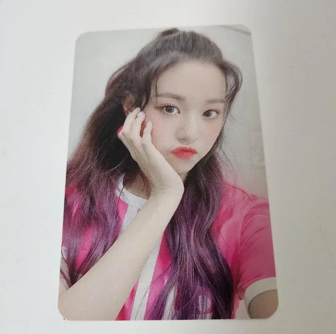 IZ*ONE ive jang wonyoung Violeta broadcast Photocard