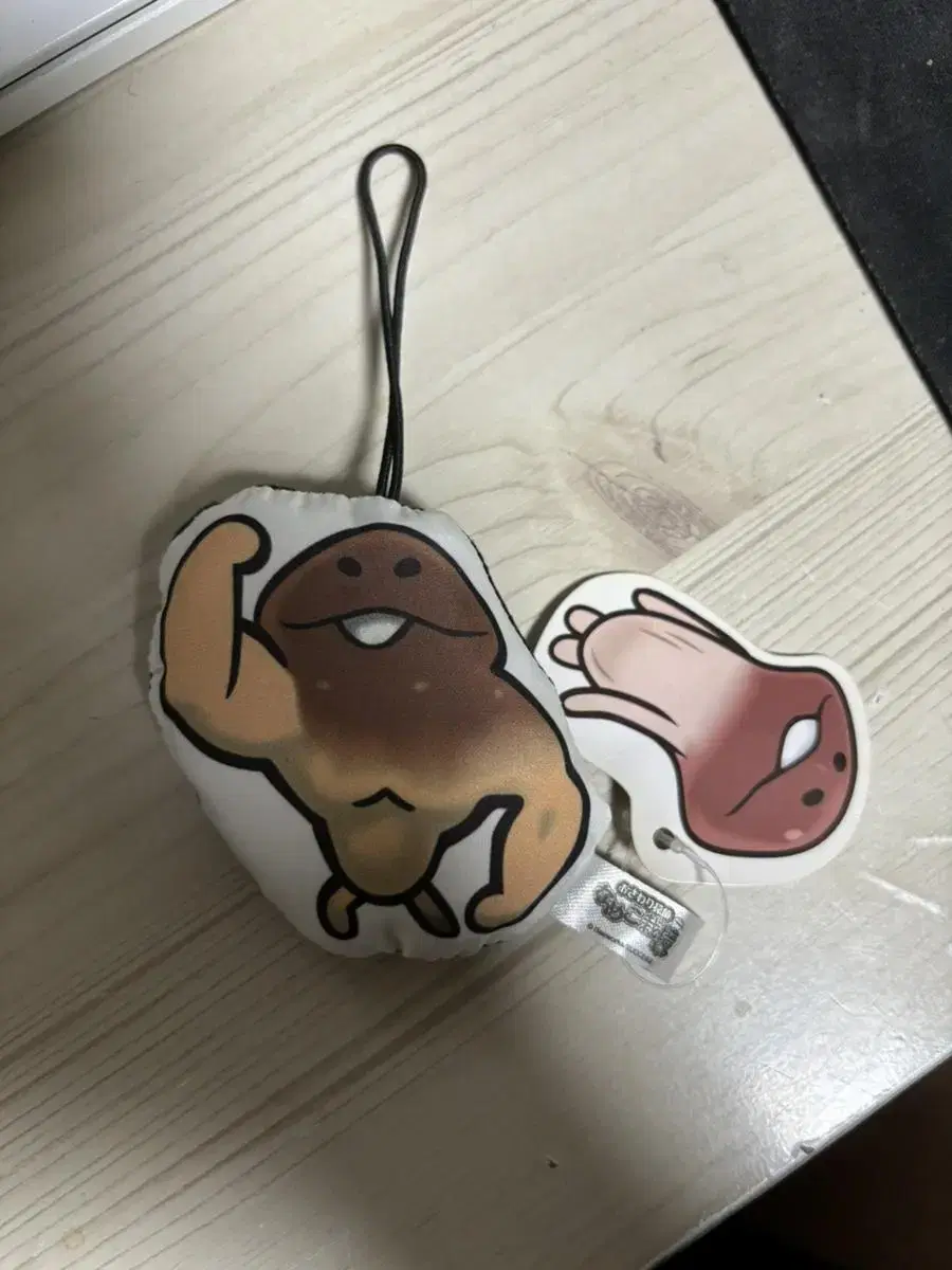 Muscle Nameko doll Strap Keyring