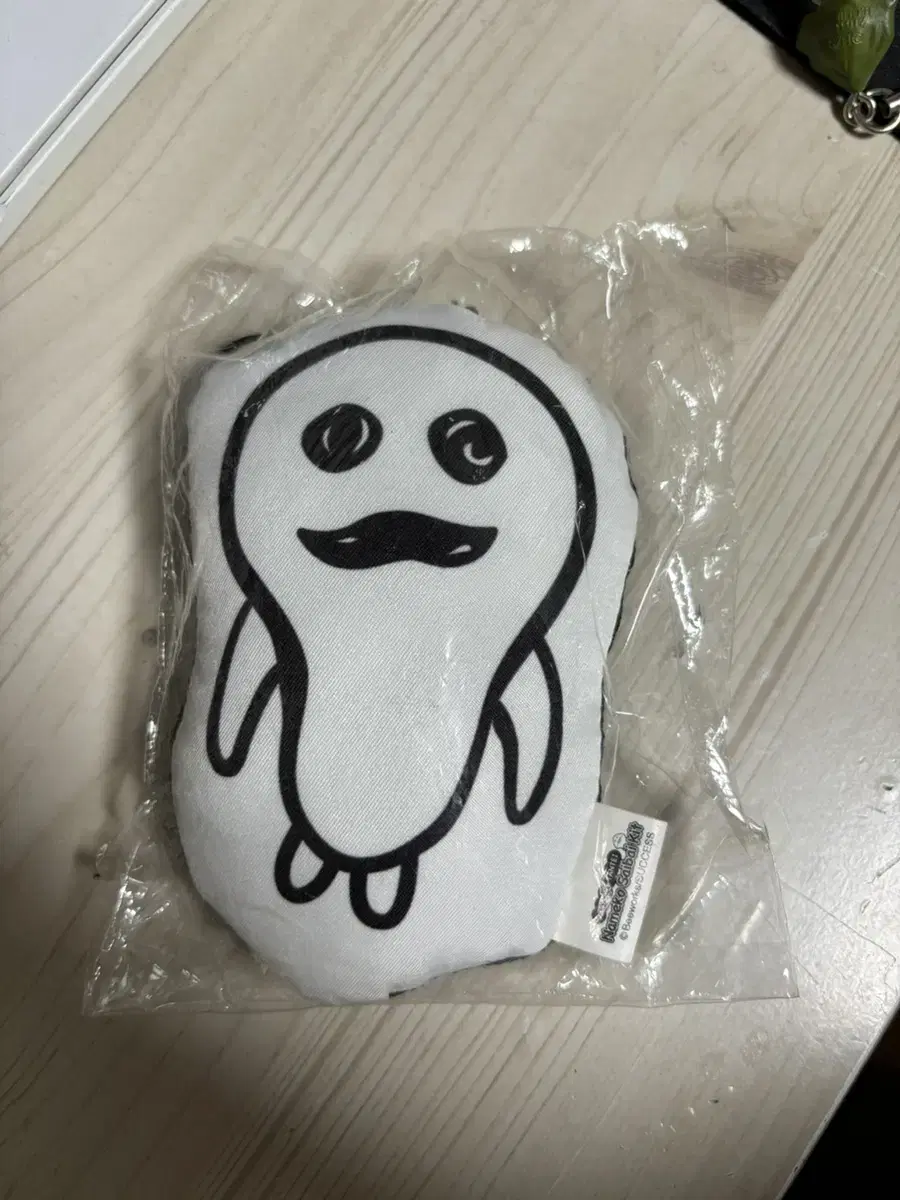 Unsealed) Ghost Nameko Plushie Strap Keyring