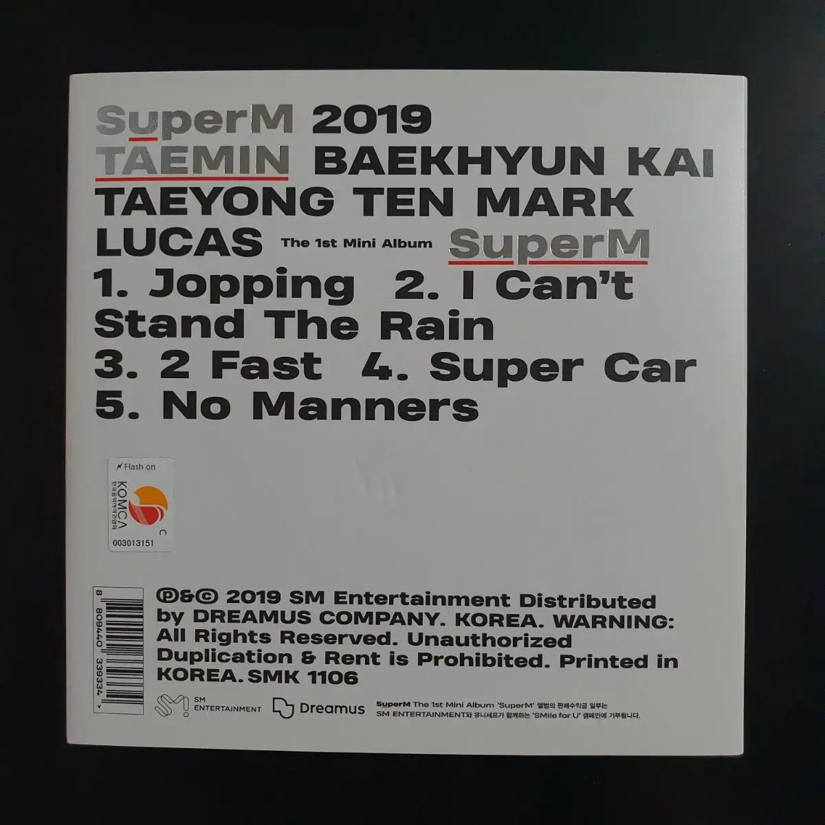 슈퍼엠 쟈핑 태민 앨범 Taemin Album SuperM SHINee