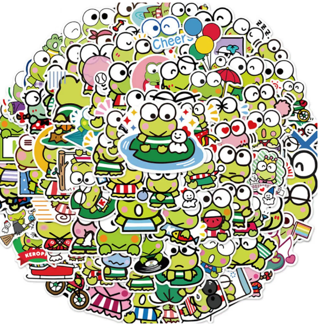 (Back in Stock)Sanrio Keroppi Sculpture Sticker