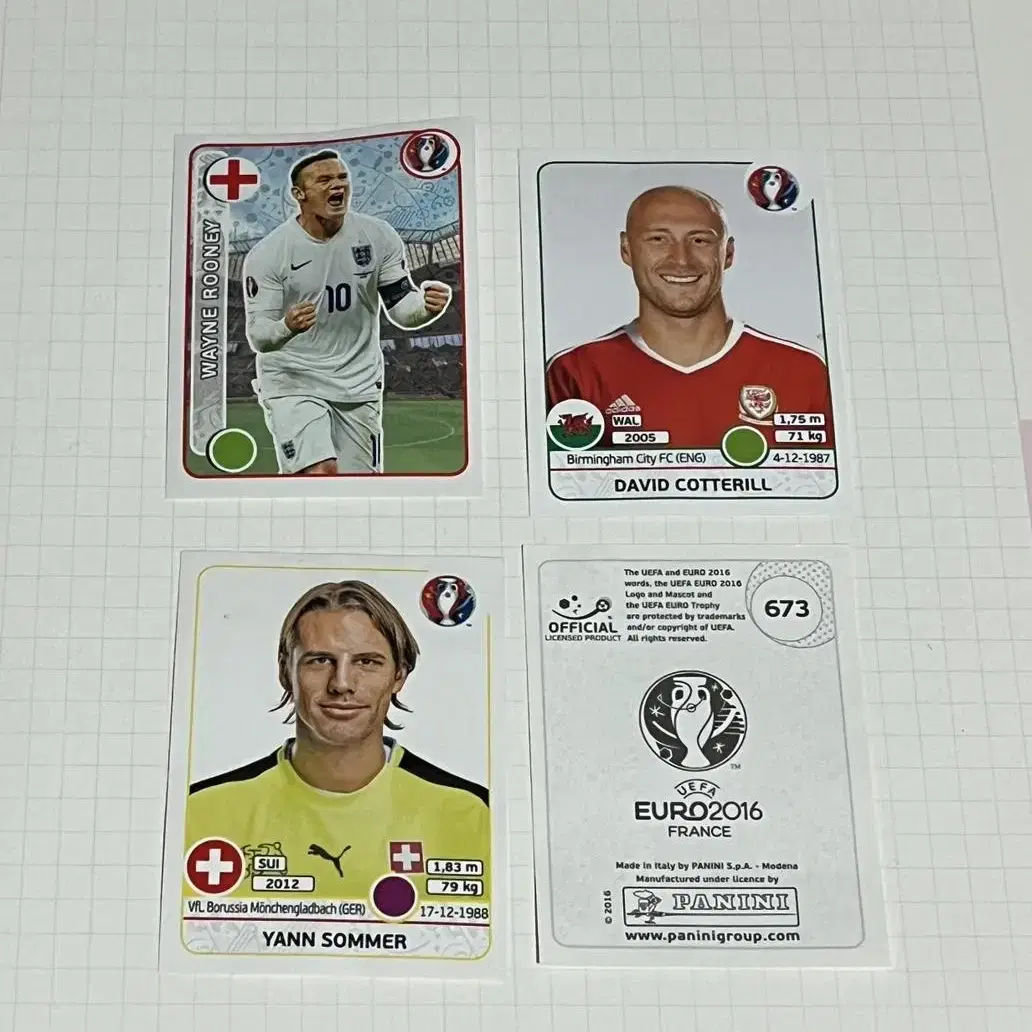 (미개봉) 2016 Panini UEFA Euro 카드