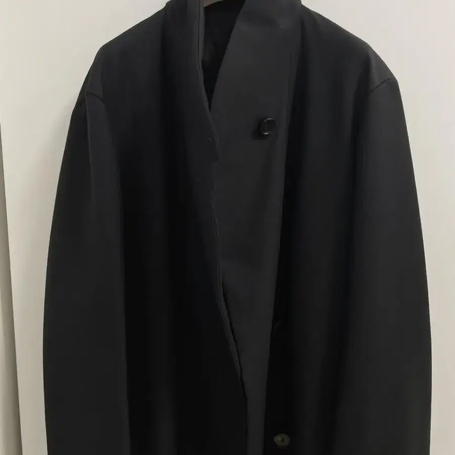 르메르 LEMAIRE ' Black Kaftan Coat