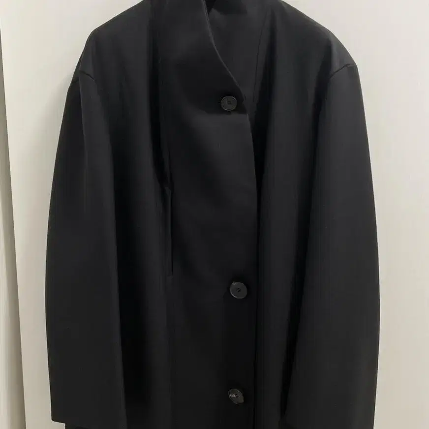 르메르 LEMAIRE ' Black Kaftan Coat