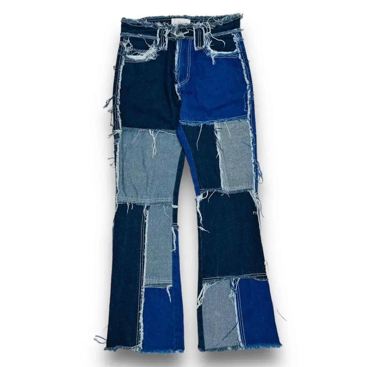 May Extreme Patchwork Western Denim Pants