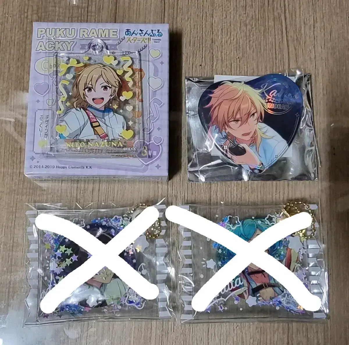 Ensemble Stars Candy Charm Frame keyring Heart Badge WTS