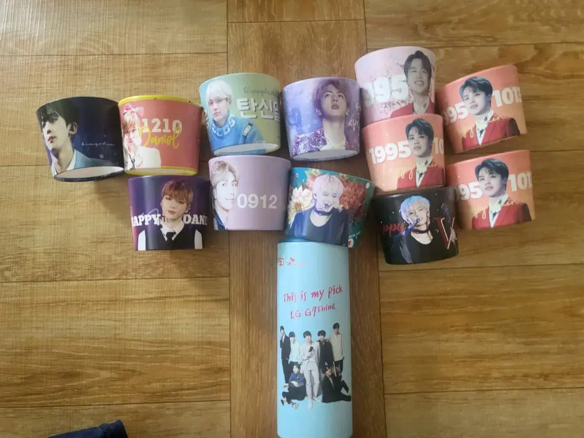 Bangtan Goods Cupholders and Paper Tumblers