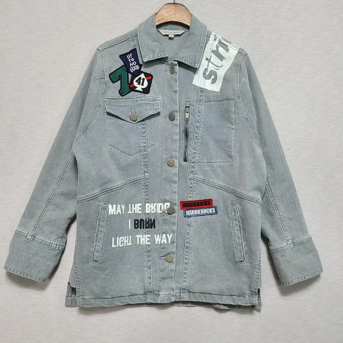 Voice of Voice Patch Denim Jacket Women's 55 ㅡ1002