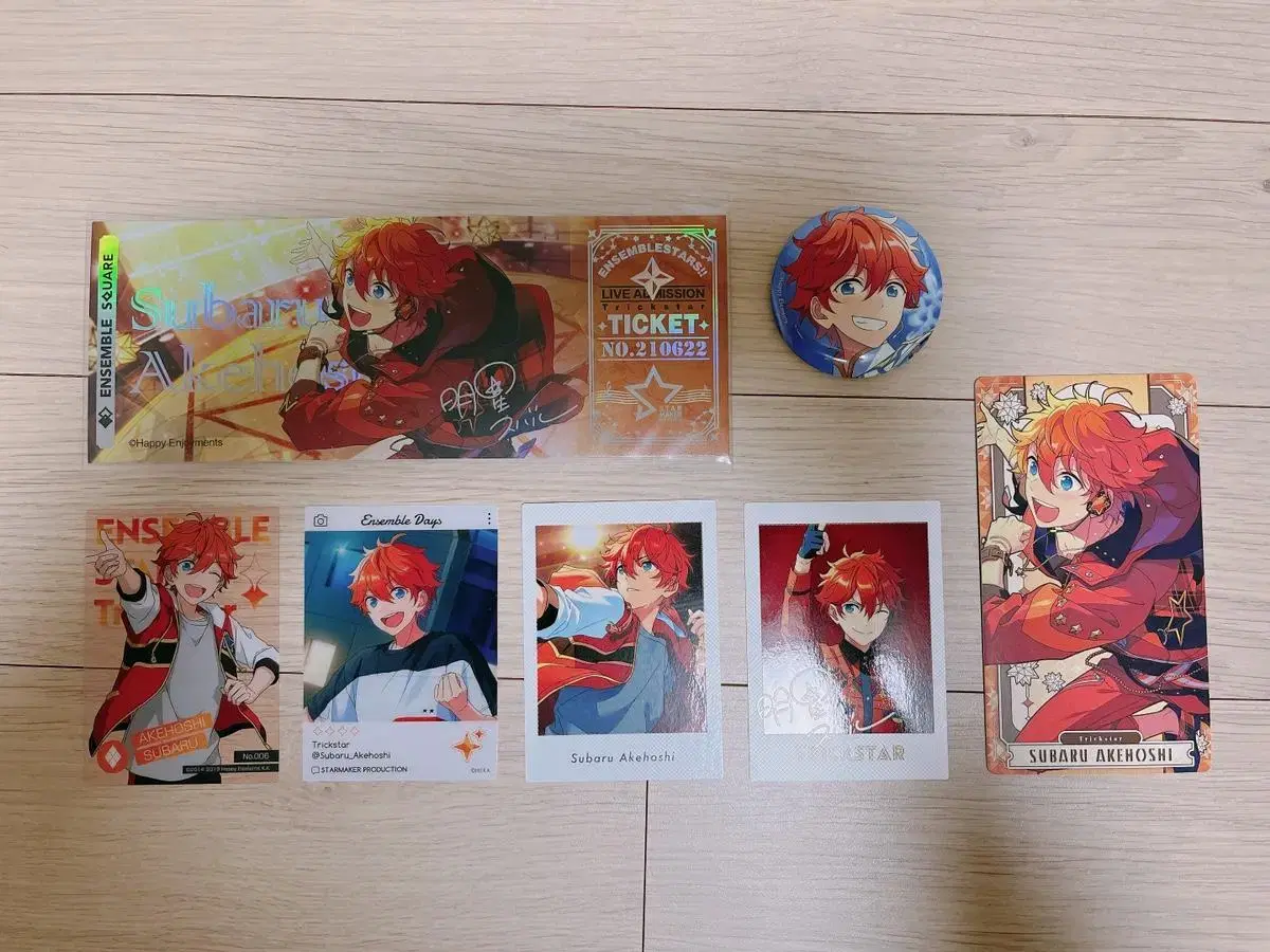 Trickstar Subaru Hokuto Mao Makoto Ticket Arcana Pashotsu Emoka Kla Ka Bat