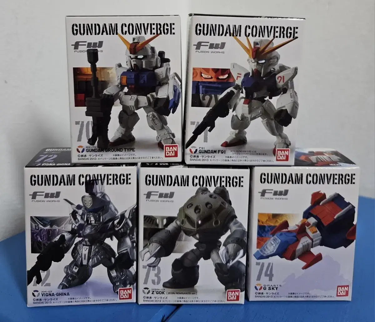 Vahn FW Gundam Convoy 5 pieces 70. 71.72.73.74.