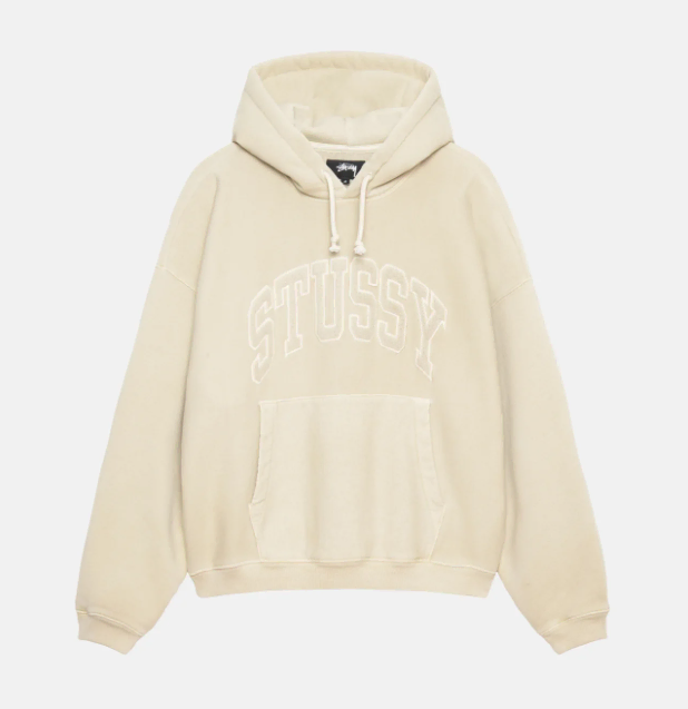 STUSSY Stussy logo embroidered relaxed hoodie