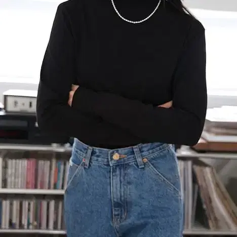 모데스트무드 M Cotton Turtleneck