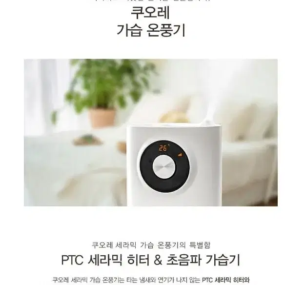 쿠오레 세러믹 가습 온풍기