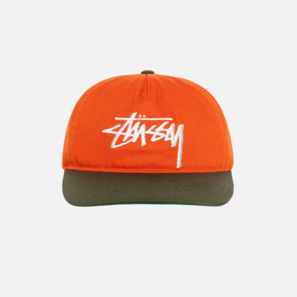 STUSSY 스투시 미드뎁스 빅 로고 스냅백 볼캡