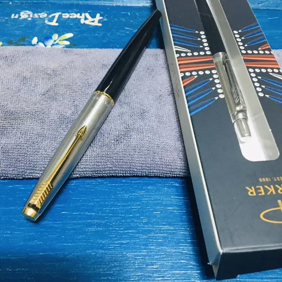 Parker 45 금촉 USA 만년필 + 볼펜 (미사용품) G