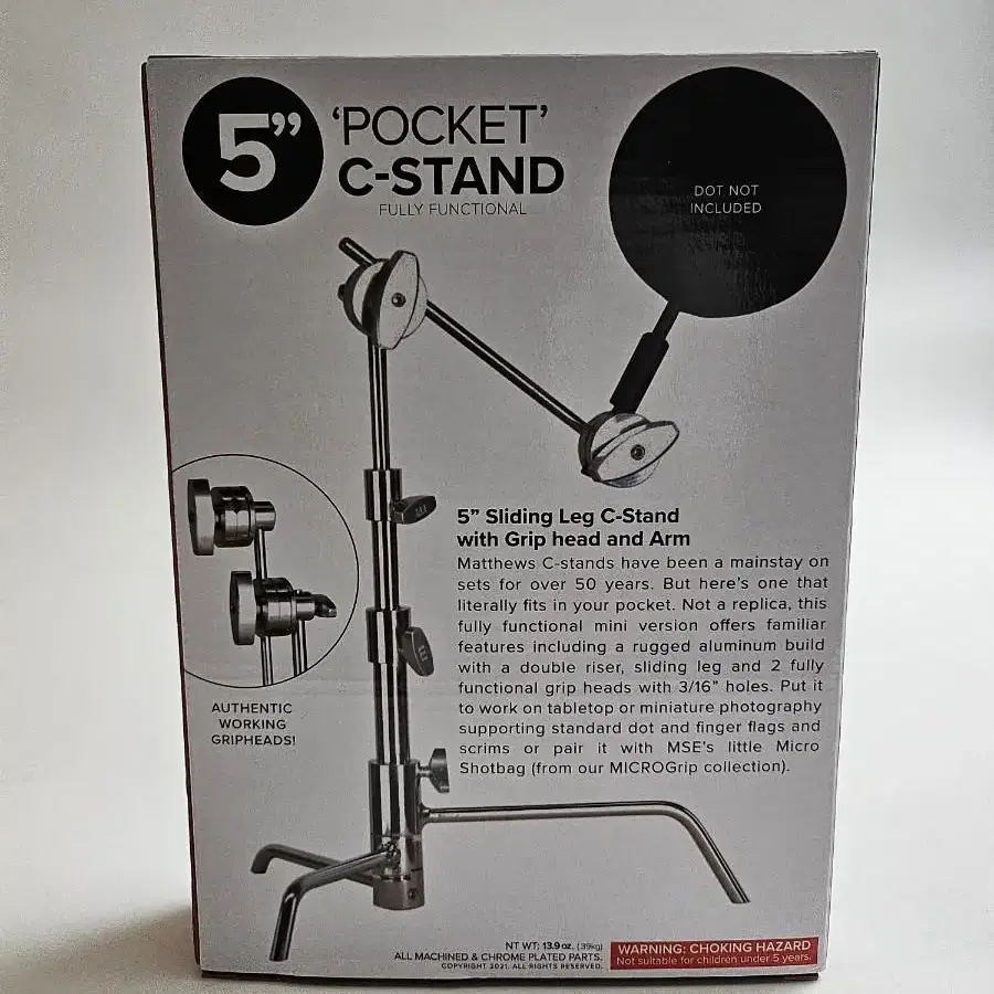 Matthews 5" poket c-stand 5인치 미니어쳐 c스탠드