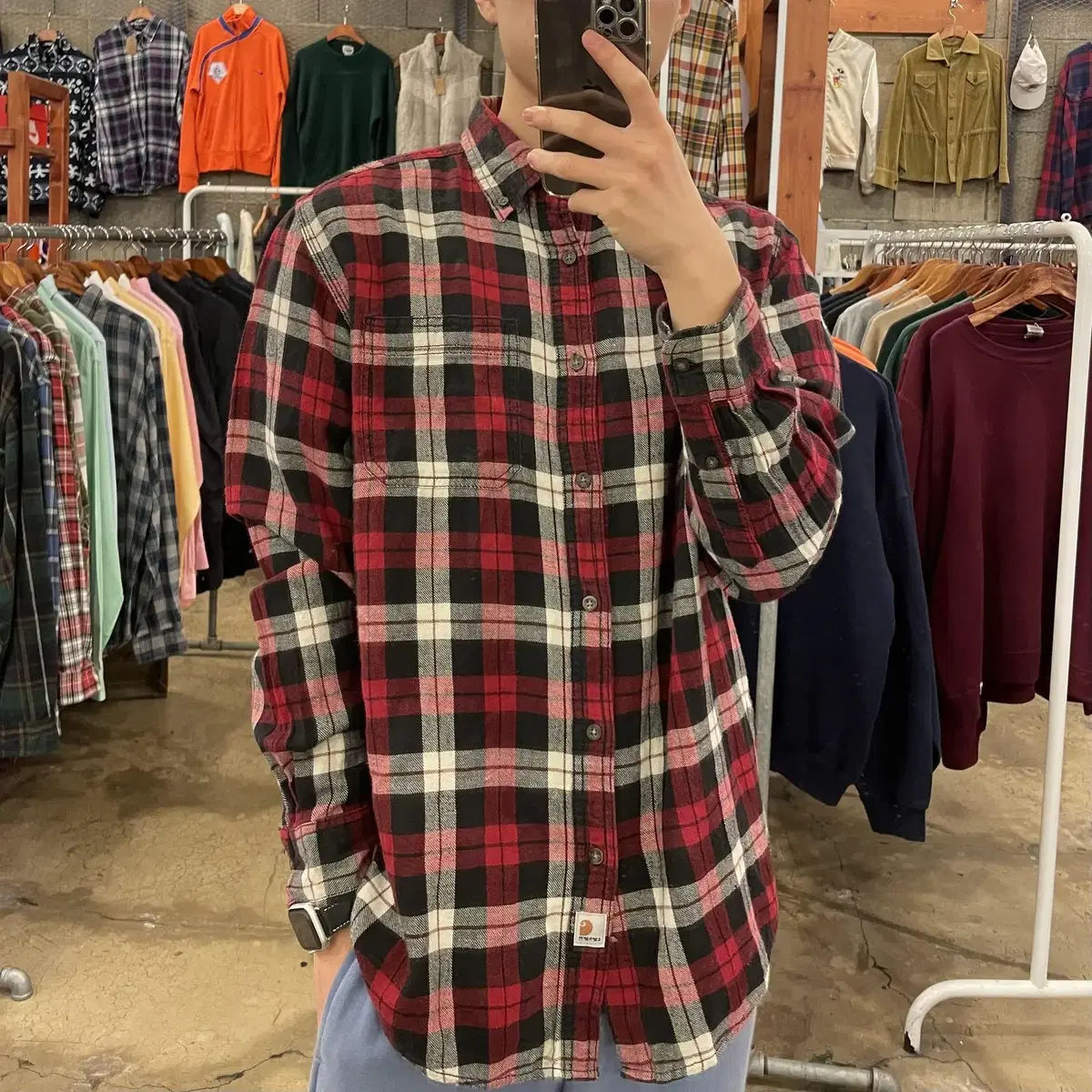 Calhart Flannel Shirt (A6_2313)