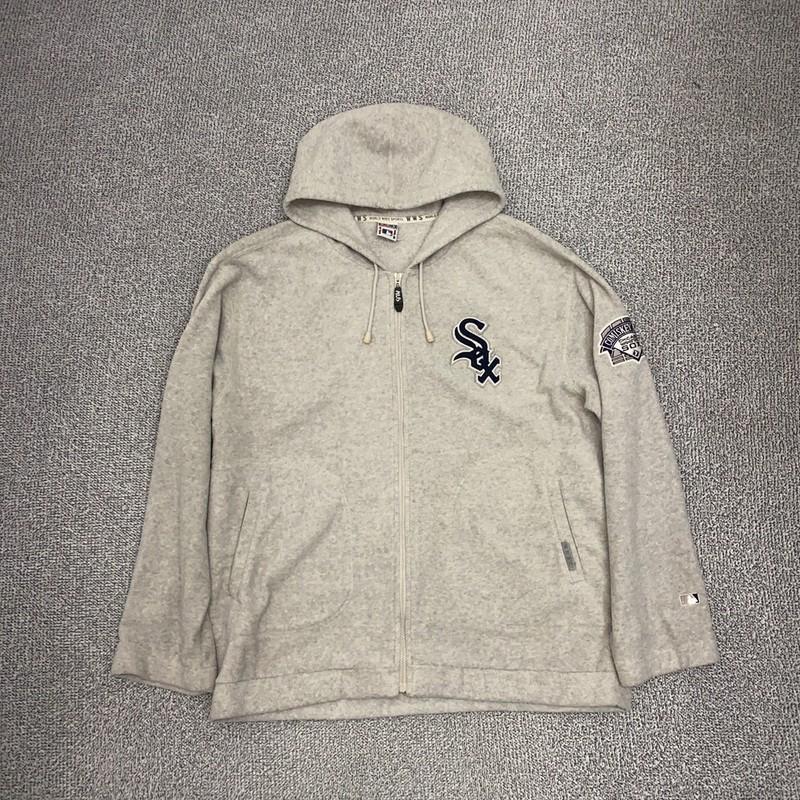 WWS MLB 90s Chicago White Sox Furisode Hoodie Zip Up