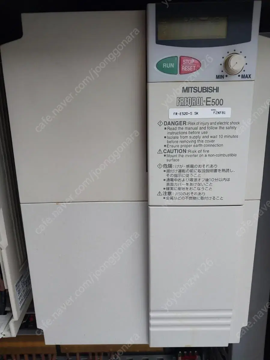 미쯔비시 주파수 변환기 FR-E520-5.5K 5.5KW 220V 기능