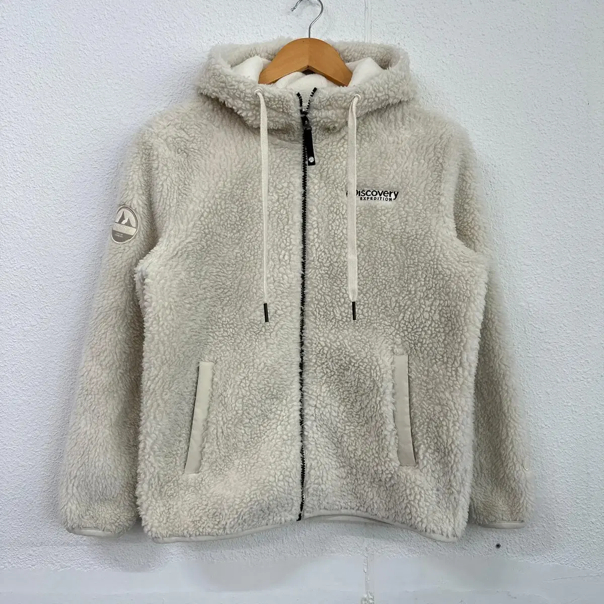 [90] Discovery Fleece Poggle Furry Hoodie Zip-up 7736