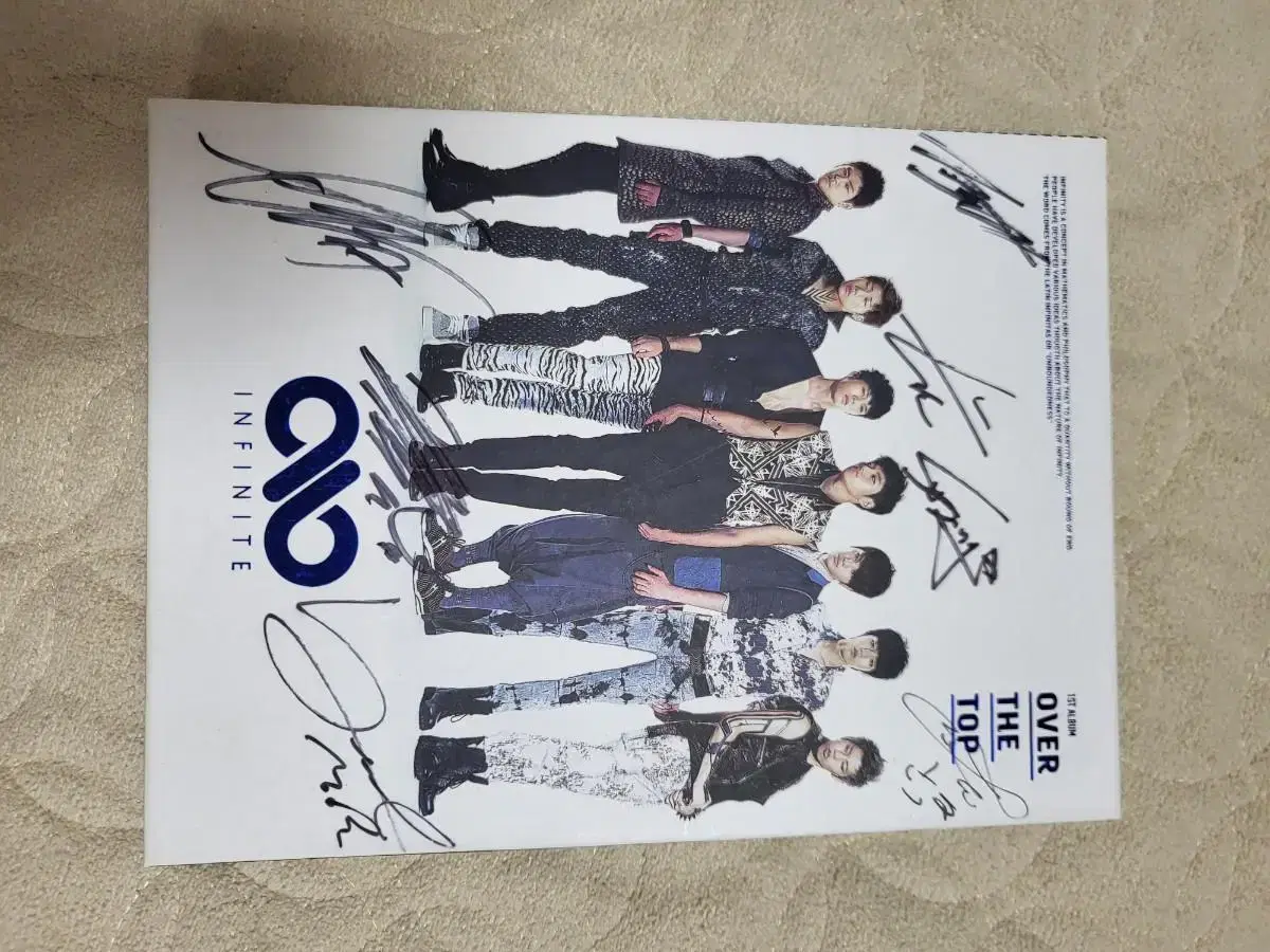 Infinite Ovaltops First Edition album Autographed wts OpTops