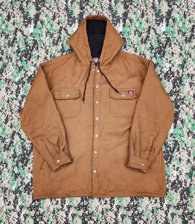 Unclaimed 1036 Brown ShirtHooded Jacket