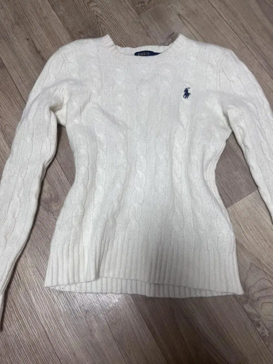 Polo Wool Cashmere Cream Knit