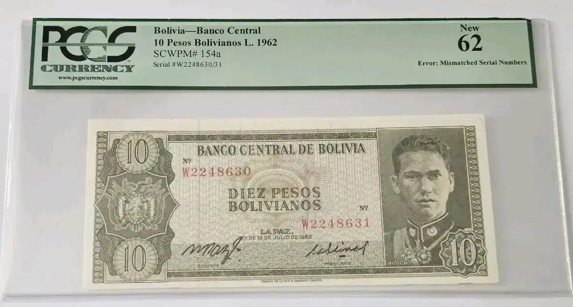 Bolivia Serial Number Error Mismatched Serial Numbers