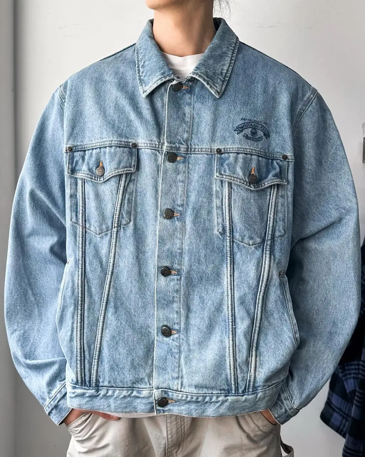 Armani Jeans 90's Italian Denim Trucker Jacket