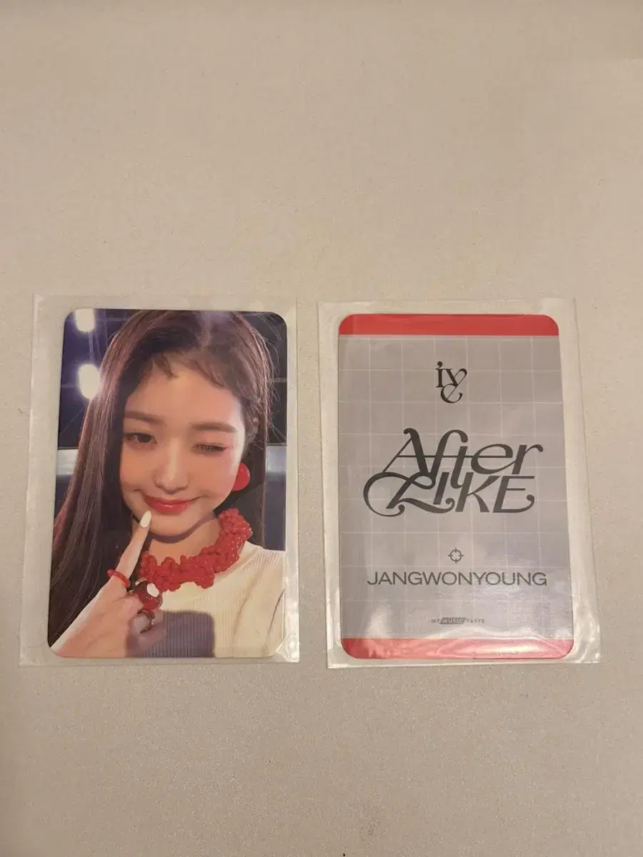 Afterlike ive jang wonyoung Photocard