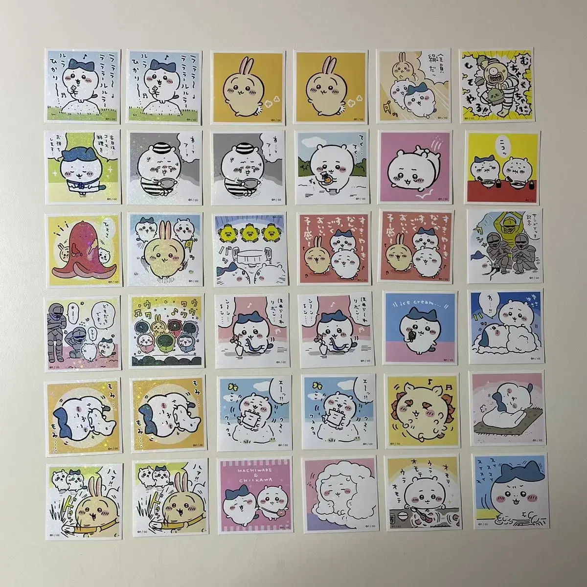 Chiikawa Seal Sticker Collection!! Munjakkai Usagi Hachiware Momonga Bandibu Seal