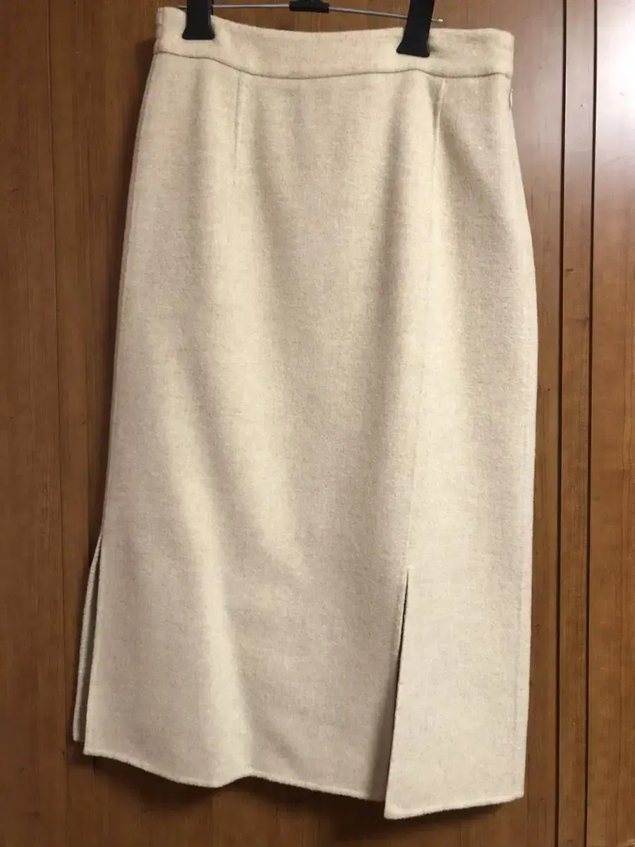 Benetton Winter Long Skirt in Cream in size M