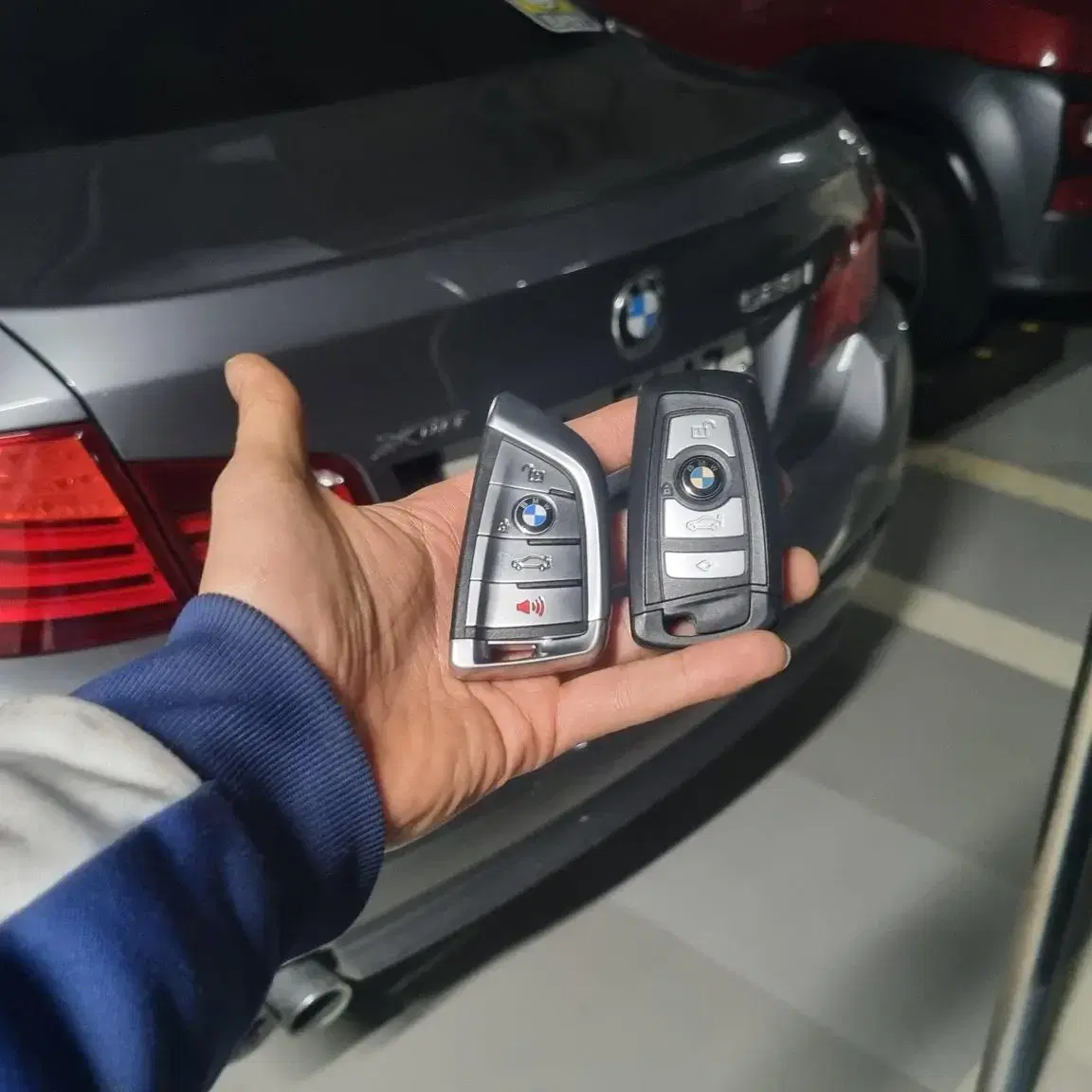 BMW 자동차키 구형 폴딩키 열쇠키 스페어키 복사 여유분키 제작