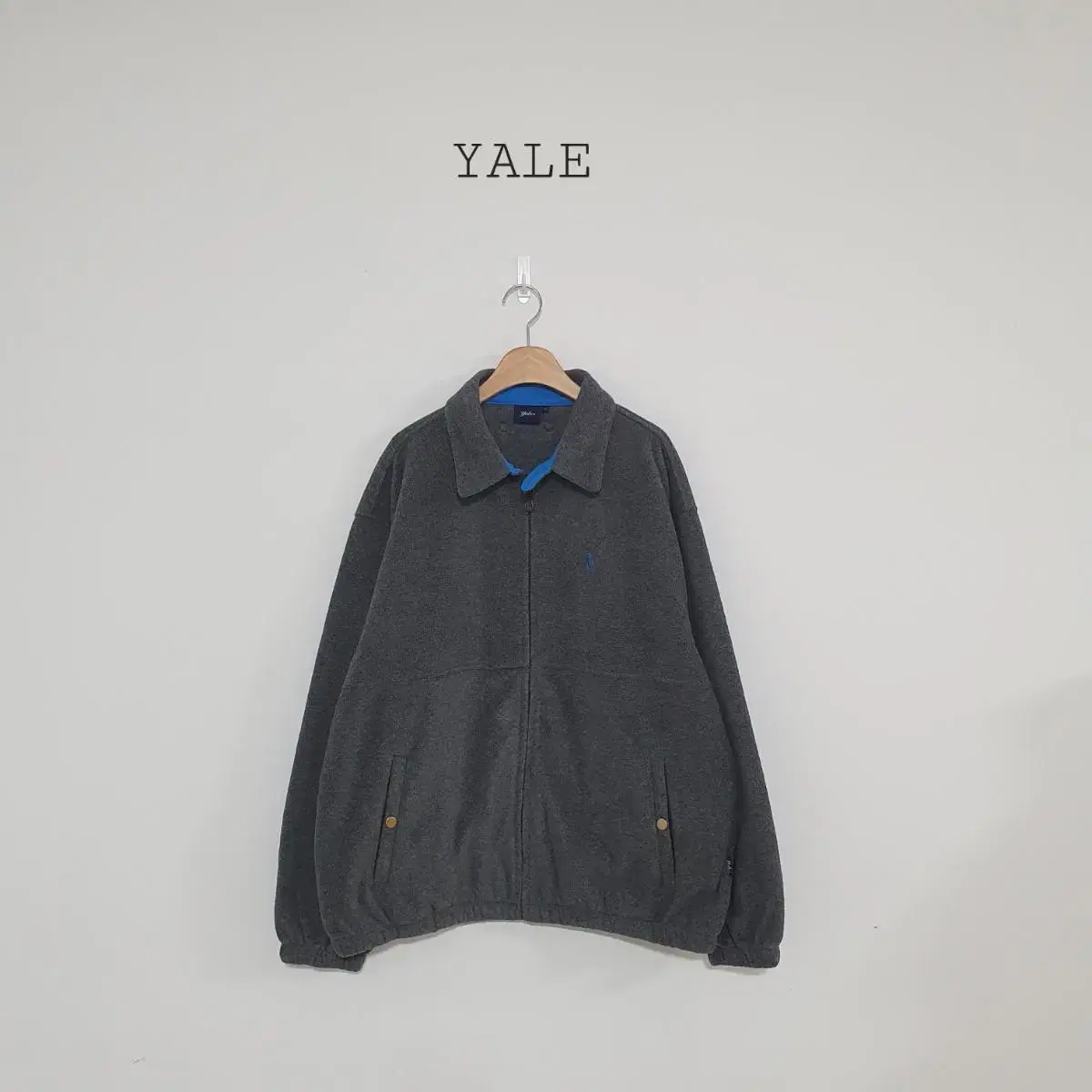 No.24110707 yale fleece blouson yale fleece jacket yale blouson gray L