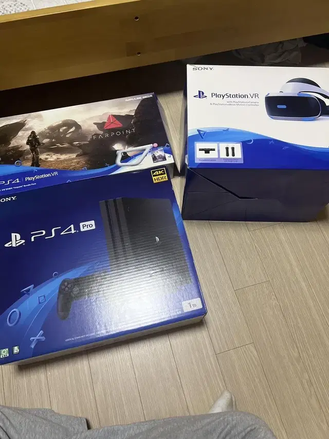 playstation 4 + vr + 슈팅 컨트롤러