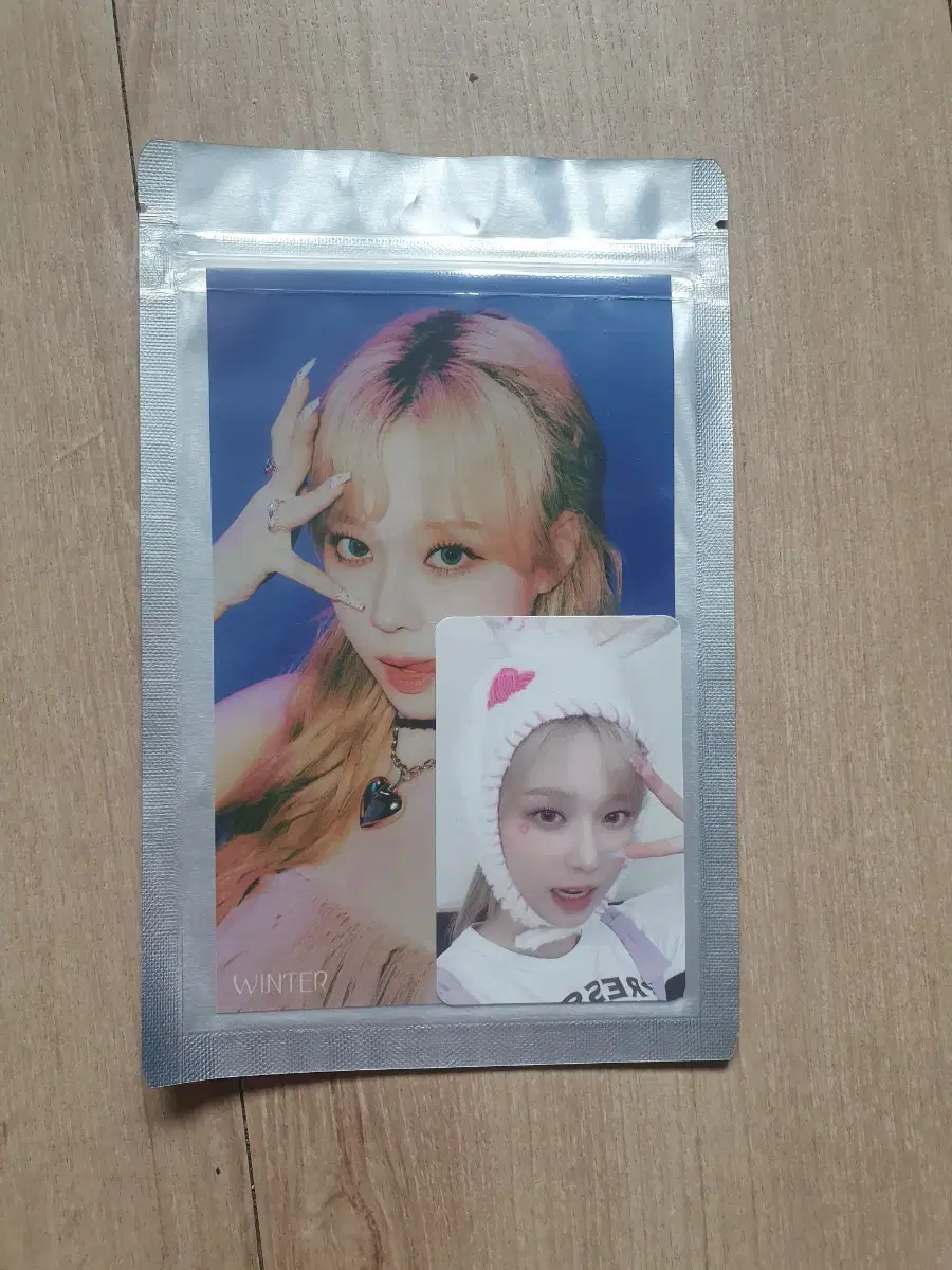 Aespa Wonter photocard photo unsealed