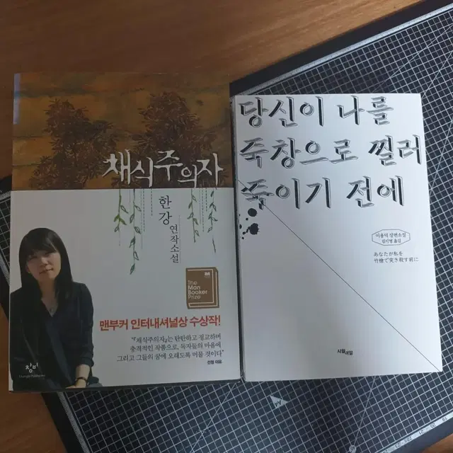 한강 소설 채식 주의자/ 당신이 나를 죽창으로 찔러 죽이기 전에 판매