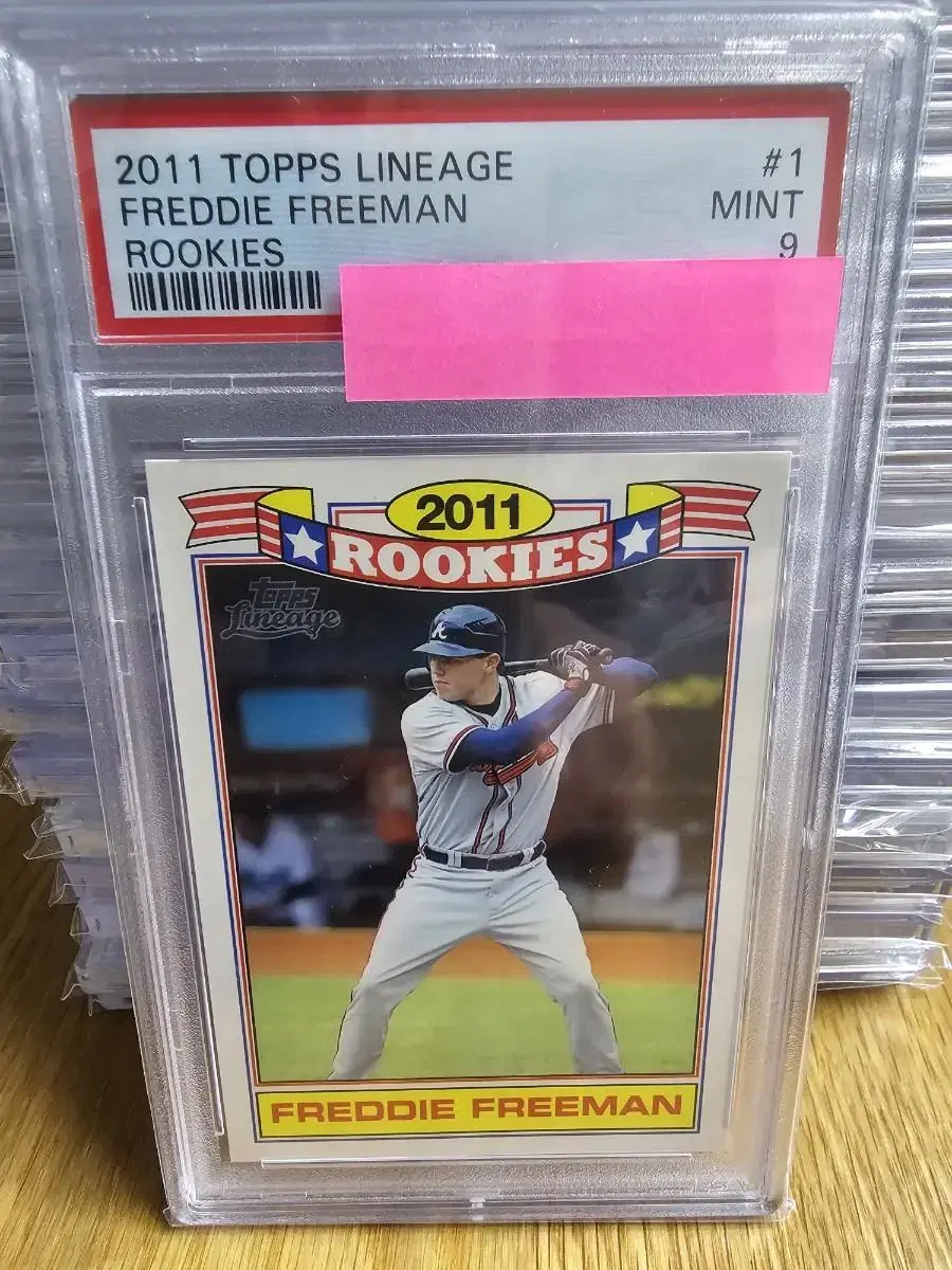 2011 탑스 프레디 프리먼 RC PSA 9