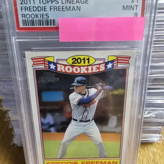 2011 탑스 프레디 프리먼 RC PSA 9