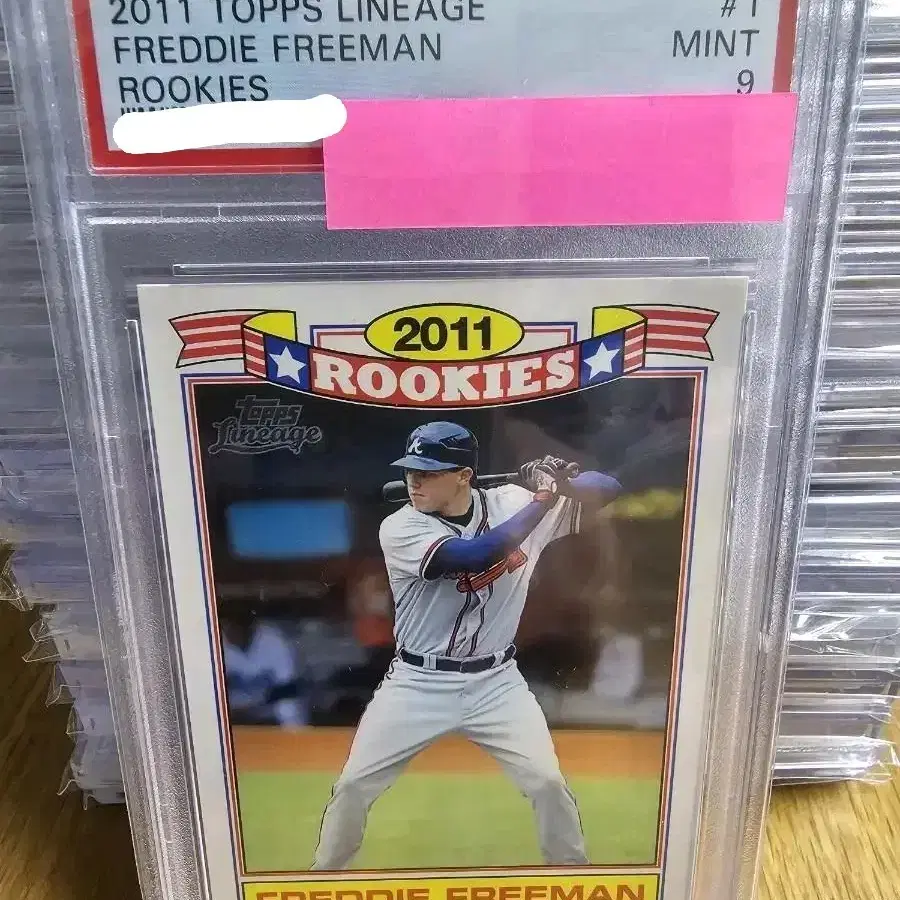 2011 탑스 프레디 프리먼 RC PSA 9