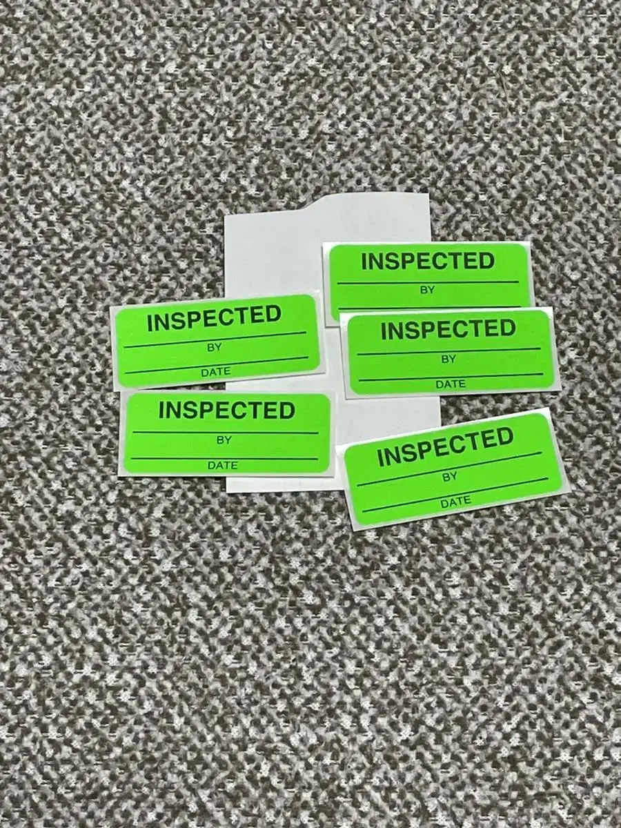 [labelsticker] INSPECTED