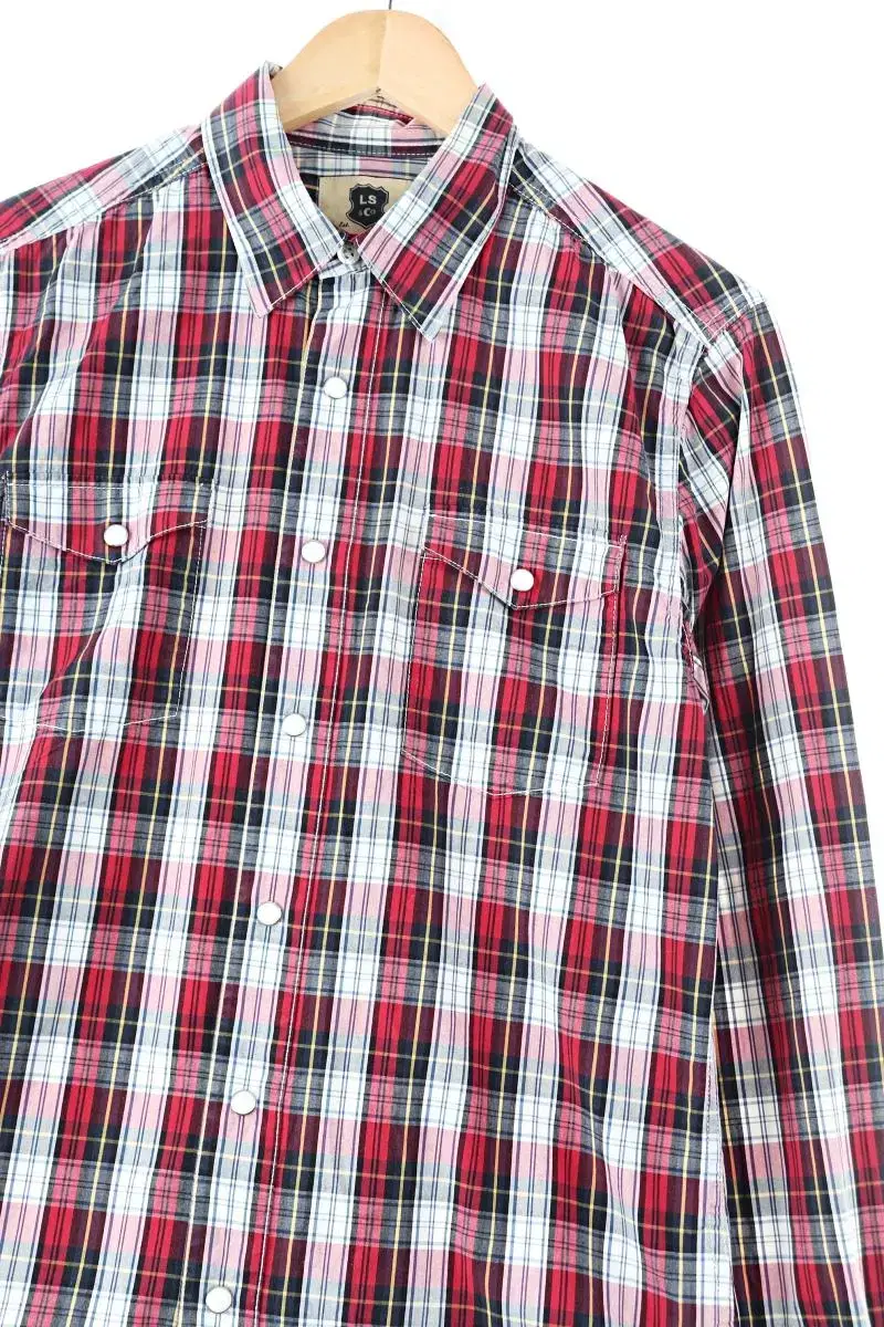 (S) Levi's Shirt Southern Check Cotton Amekaji - ACB7