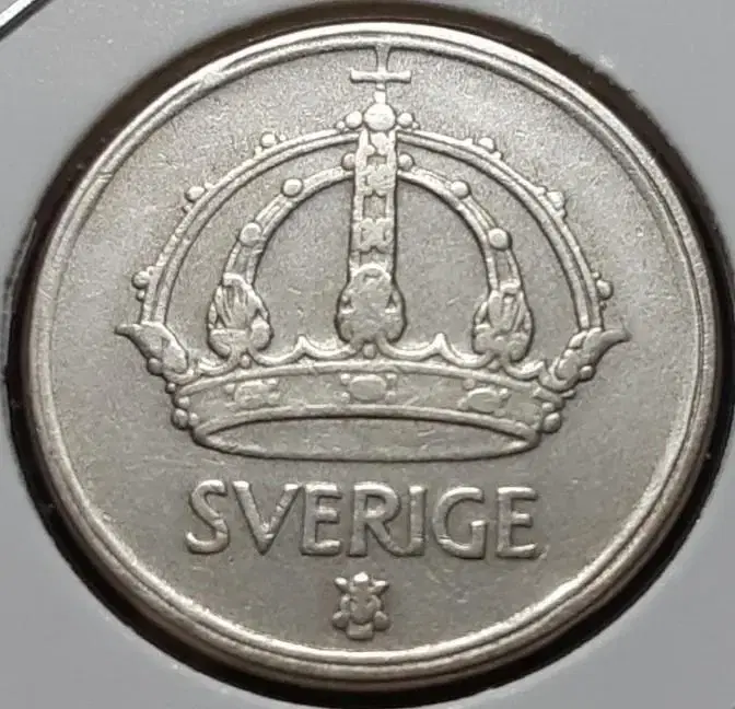 [Silver coin] Sweden 50 Öre, 1950. Foreign coins Coins Currency Coins