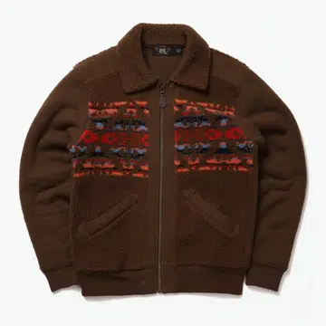 Rrl print fleece clearance jacket