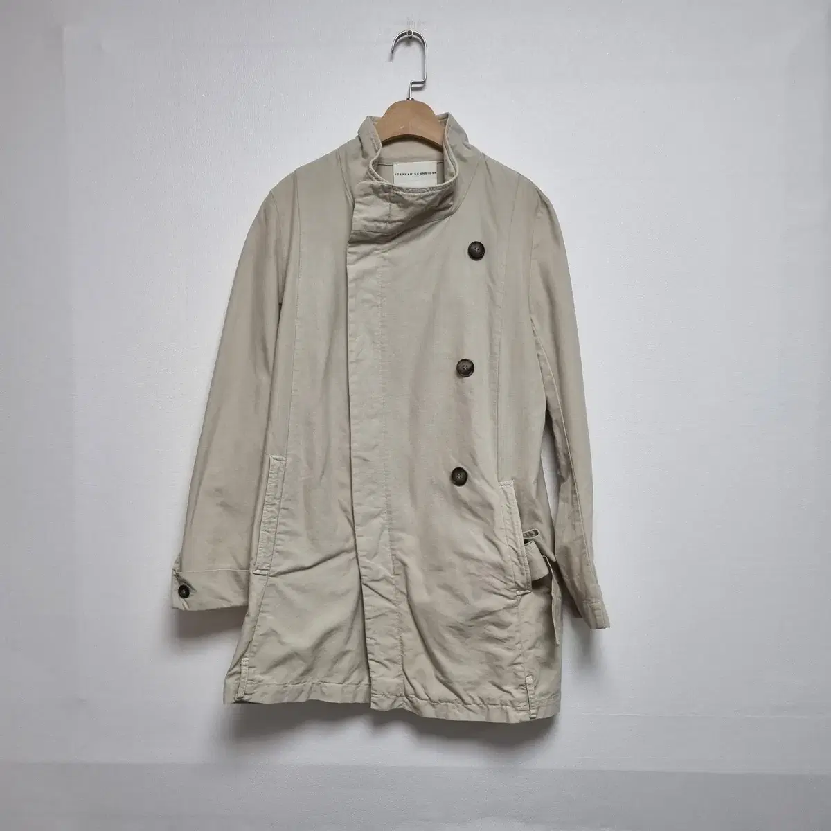 Stefan Schneider Duffel Jacket Ivory (S) Jeju Vintage Club