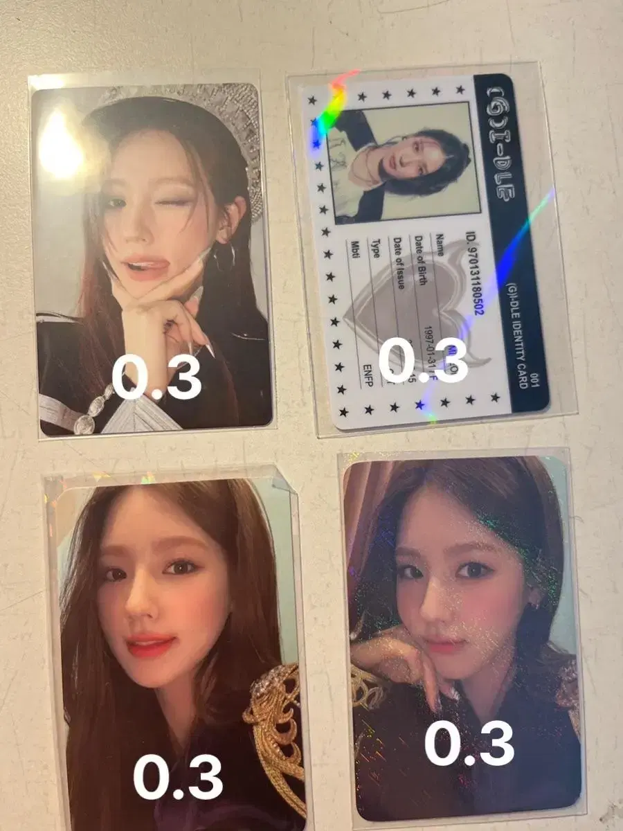 (female) idle jo miyeon photocard (alpho)