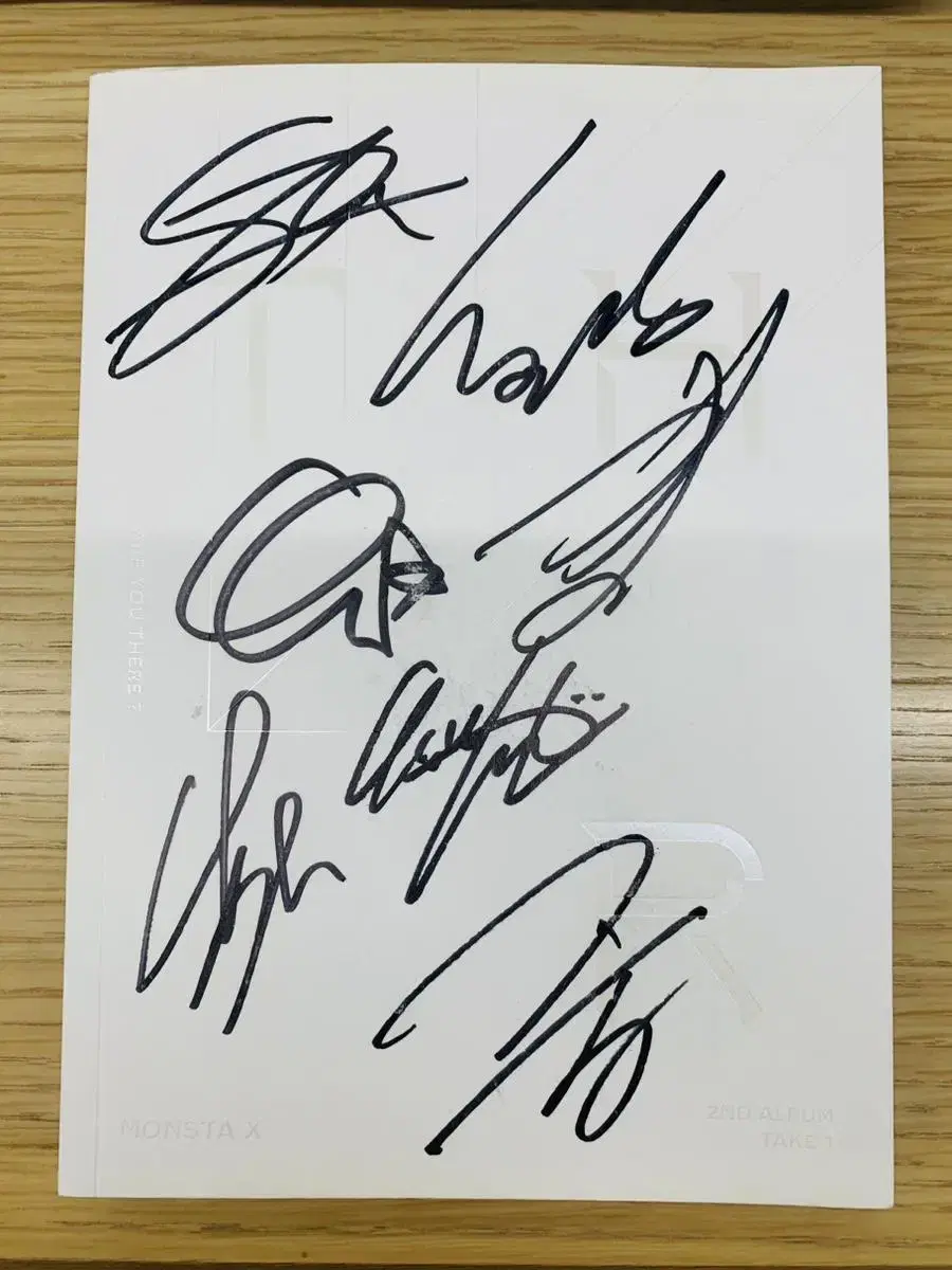 MONSTA X MONSTA X Autographed sign album Not for Sale