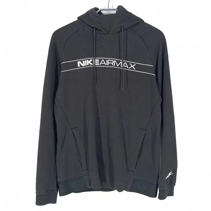 Nike Men's Front & Sleeve Printed Hoodie Dark Charcoal M (HU28949)