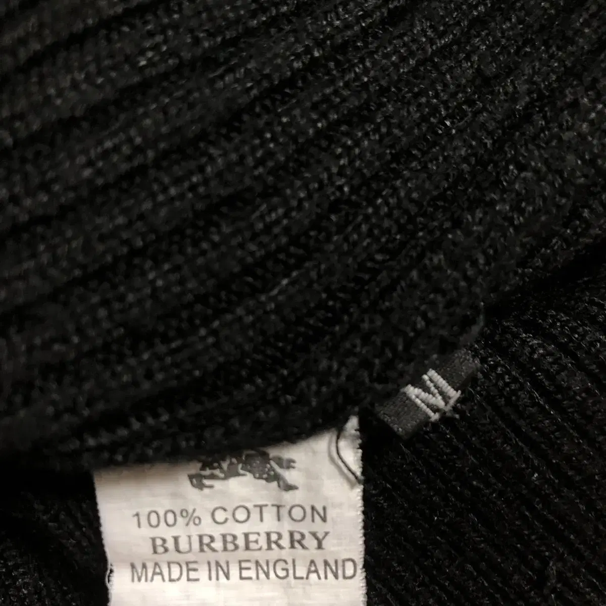 Vintage BURBERRY black turtleneck knit