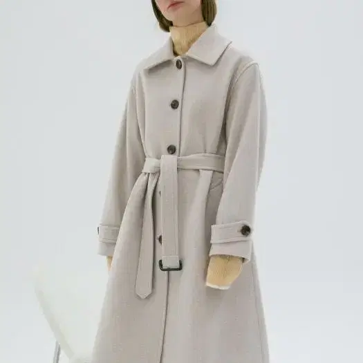 DUNST 던스트 김나영 코트 A-LINE BELTED COAT